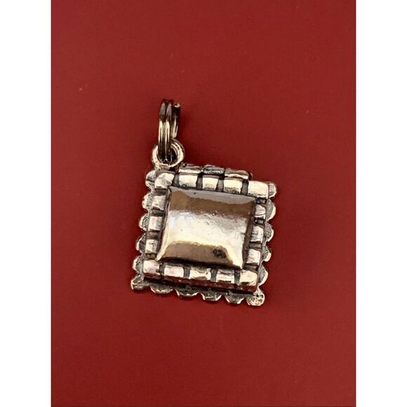 .925 Ring Box Sterling Silver Jewelry Charm #vintage #engagement - Picture 1 of 4